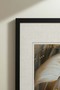 2 VINTAGE PAINTINGS WITH BLACK WOODEN FRAMES, FEATURING SOFT-TOUCH EARTH-TONED FLOWERS - 4