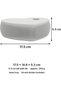 Heart Jewelry Tray with Lid and Divider, Bedside Desk Tray Set, 17.5 cm, White - 3