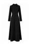 Women's Dress with Buckle Detail and Draped Design, 0604 - 2