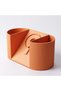 Oval Desk Organiser with Magnetic Wireless Charger Seat, Office Desk Caddy, Charger Not Included - 5