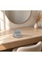 Ribbed Desk Organiser Set of 3 with 2 Removable Inserts, Vanity and Bedside, Marble - 4