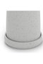 Diagonal Ribbed Toothbrush Holder Cup with Removable Drip Base and 2 Drainage Inserts, Marble - 2