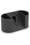 Oval Desk Organiser with Magnetic Wireless Charger Seat, Office Desk Caddy, Charger Not Included