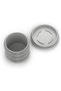 Fin Plant Pot with Drip Tray, Cacti and Small Indoor Plants, Modern Desk Pot, 13.5 x 13.5 x 11 cm - 4
