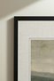 1 VINTAGE PAINTING WITH A "AUTUMN SERENITY" THEME IN A BLACK WOODEN FRAME - 4