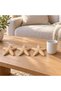 Minimalist Starfish Decorations Set of 3, 10 cm Ribbed Coastal Table Ornaments, Summer Gift, Beige - 4