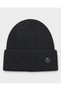 Unisex Viscose Corded Fabric Fold-Over Winter Beanie with Logo
