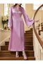Rochie maxi, roz