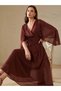 Maxi dress, brown - 2
