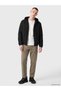 XSIDE Black Relaxed-Fit Hooded Men's Leather-Look Jacket—The NEVAVM Difference - 2
