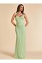 Rochie maxi, verde - 6