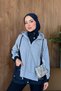 طقم سيلف غارنيلي باللون الأزرق الداكن - 2