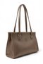 Mira Model Magnetic-Closure Taupe Color Women's Shoulder and Clutch Bag - Women's Shoulder Bag - 3
