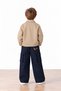 Tiny Stories Gabardine Cargo Pants with Wide-Leg Fit - Midnight Blue - 3