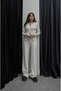 Women's Stylish Snap-Fastened Knit Set with Buckle Detail - 3