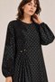 Guipure Lace Polka Dot Dress, 50% Silk, 50% Viscose, Full-Length, Length: 140 cm - 4
