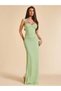Rochie maxi, verde - 5