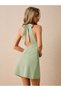Rochie mini, verde - 2