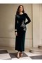 Rochie maxi, verde - 7