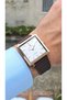 RYM-G633197MB - MEN'S WATCH WITH RETRO LEATHER STRAP - STAINLESS STEEL CASE - WARRANTY INCLUDED - 4