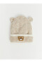 Freezen Store: I Adorable Bear Embroidered Baby Beanie for Boys. - 2