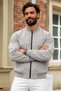 Men's Transitional Casual Stone-Patterned Raincoat - 3