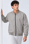 Men's Zippered Bomber-Style Waterproof Raincoat - 5