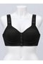 Women's Non-Underwire Snap Button Front Bra Without Hooks - 3