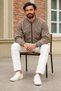 Men's Transitional Casual Camel Raincoat - 2