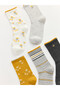 Quality Pieces from Çelebi Store Embroidered Women's Socks 5-Piece Set - 3