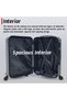 Lightweight 2PCS SET (20/24 Inch) ABS Luggage Hard Shell Trolly with smooth spinner wheels - 3