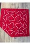 Red Scarf Bandana for April 23 Republic Day with K. Atatürk Print, Cotton - 2
