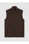 High-Quality Pieces from Çelebi Store: Men’s Fleece Vest with a Mock Neck and Zipper - 5