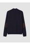 Quality Pieces from Çelebi Store Standard Fit Upright Roba Collar Men's Knitwear Cardigan - 7