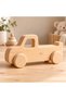 Wooden Paintable Toy Car, Handmade, Natural, Gift-Quality Toy