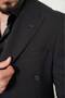 Classics Men's Slim Fit 6-Drop Pointed-Collar Double-Breasted Suit with Pockets and Polka Dots - 2