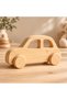 Wooden Paintable Toy Car, Handmade, Natural, Gift-Quality Toy