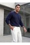 Knitted Premium Sweater, Loose Fit, Flowy, Thick, Structured, Raglan Sleeves.