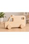 Wooden Paintable Toy Car, Handmade, Natural, Gift-Quality Toy