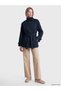 Rmz Gi̇yi̇m Farkiyla Women's Gabardine Trench Coat with Stand Collar and Belt - 3