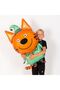 Ki̇d-E-Cats Concept Foil Balloon Set, 4 Pieces, Kid E Cats, Cute Kittens, Birthday Balloon Set, Orange Cat Balloon Set. - 7