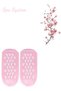 8 Pieces Pink Spa Gel Socks - 2