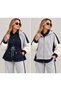 Women's Hooded Zippered Two-Piece Tracksuit - 6600-m - Red - 3