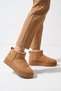 Warm, Wool-Lined, Stylish, and Comfortable Women’S Boots in Tan Suede – Pc-52709.