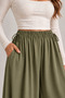 Women's Casual Shalwar Trousers with Elastic Waist and Laces - 5