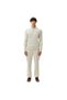 Men's Relaxed Fit Half-Zip Striped Cream Knitwear Ah2514.Buq - 2