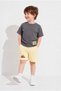 Li̇mi̇ Boy's Soft-Combed Cotton Shorts Set