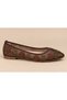 Women’s Beaded Floral Embellished Ballet Flats - 2
