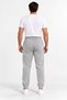 Men's Grey and Black Sweatpants with Elastic Cuffs, Drawstring Waist, and Soft Fleece Lining. - 3