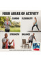 First Step to Active Health Kit for Adults Over 50, Guided Exercise Programme with Activity Manual, Goal Setting Log, Cardio, Flexibility, Strength and Balance Guides, Red Resistance Band - 3